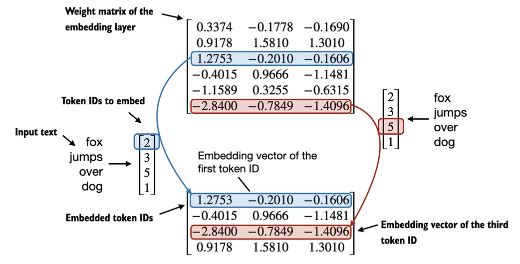 Embedding lookup
