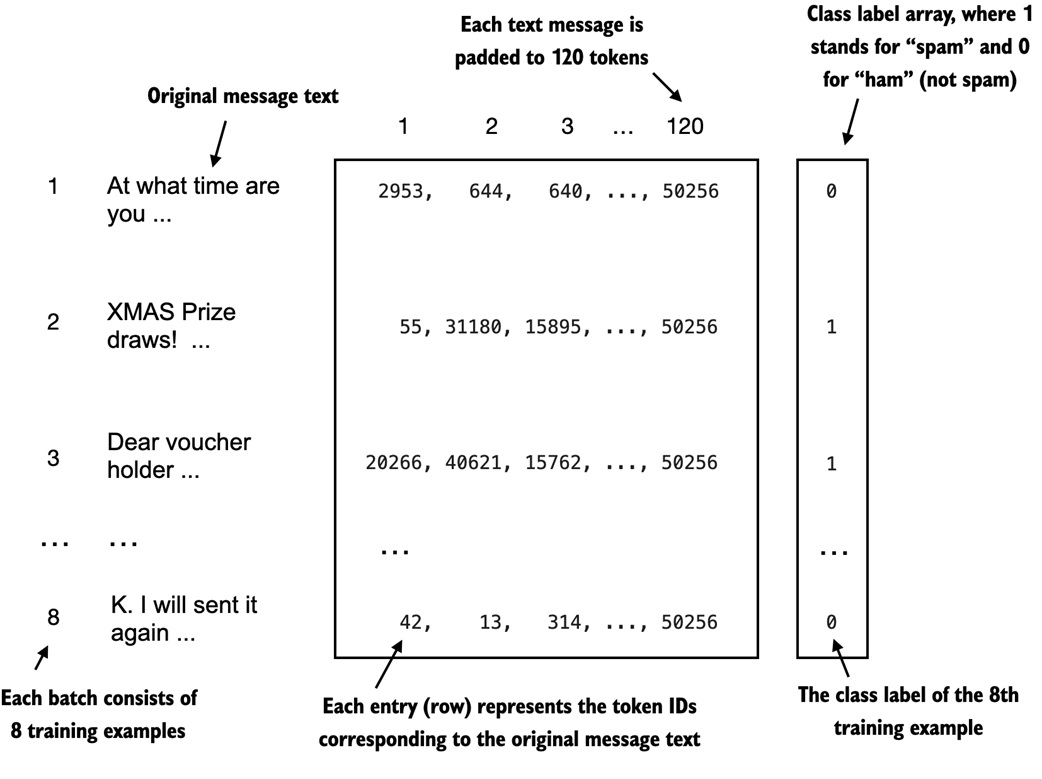 Spam classification batch